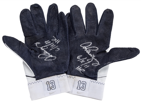 2011 Alex Rodriguez Game Used, Signed & Inscribed Nike Batting Gloves Used On 6/11/11 For Career Home Run #626 (MLB Authenticated & Rodriguez LOA)